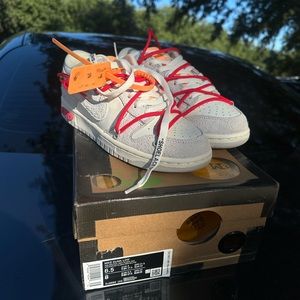 Nike Off white dunks size 8 women